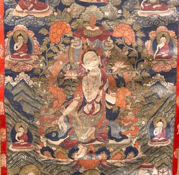 A Tibetan Thangka, ealry 20th Century.