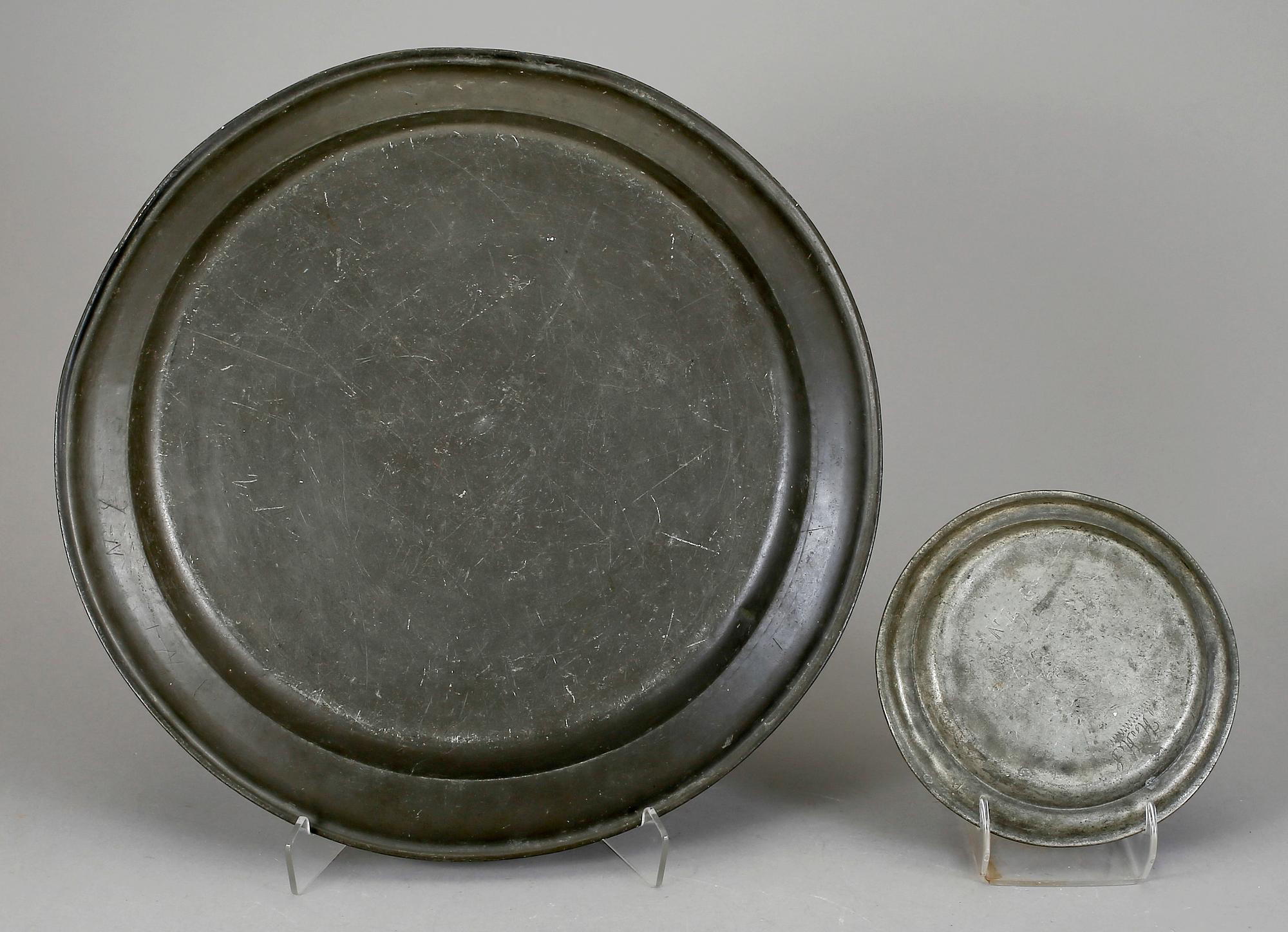 FAT, 2 st, tenn, 1700/1800-tal.