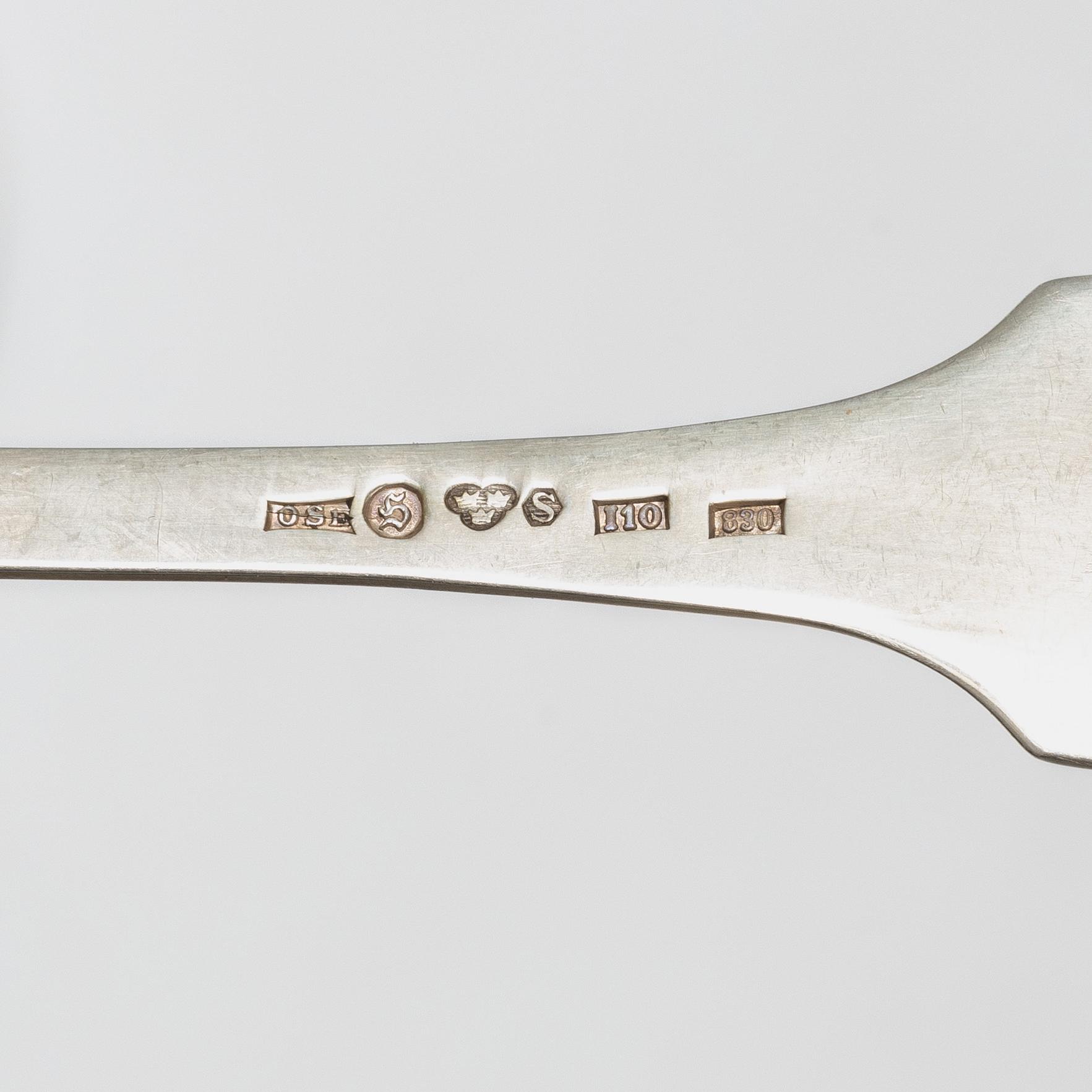 Cutlery, 31 pcs, silver, Sweden 20th century.