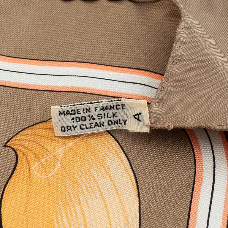 Hermès, Scarf, "Fleurs De Lotus".