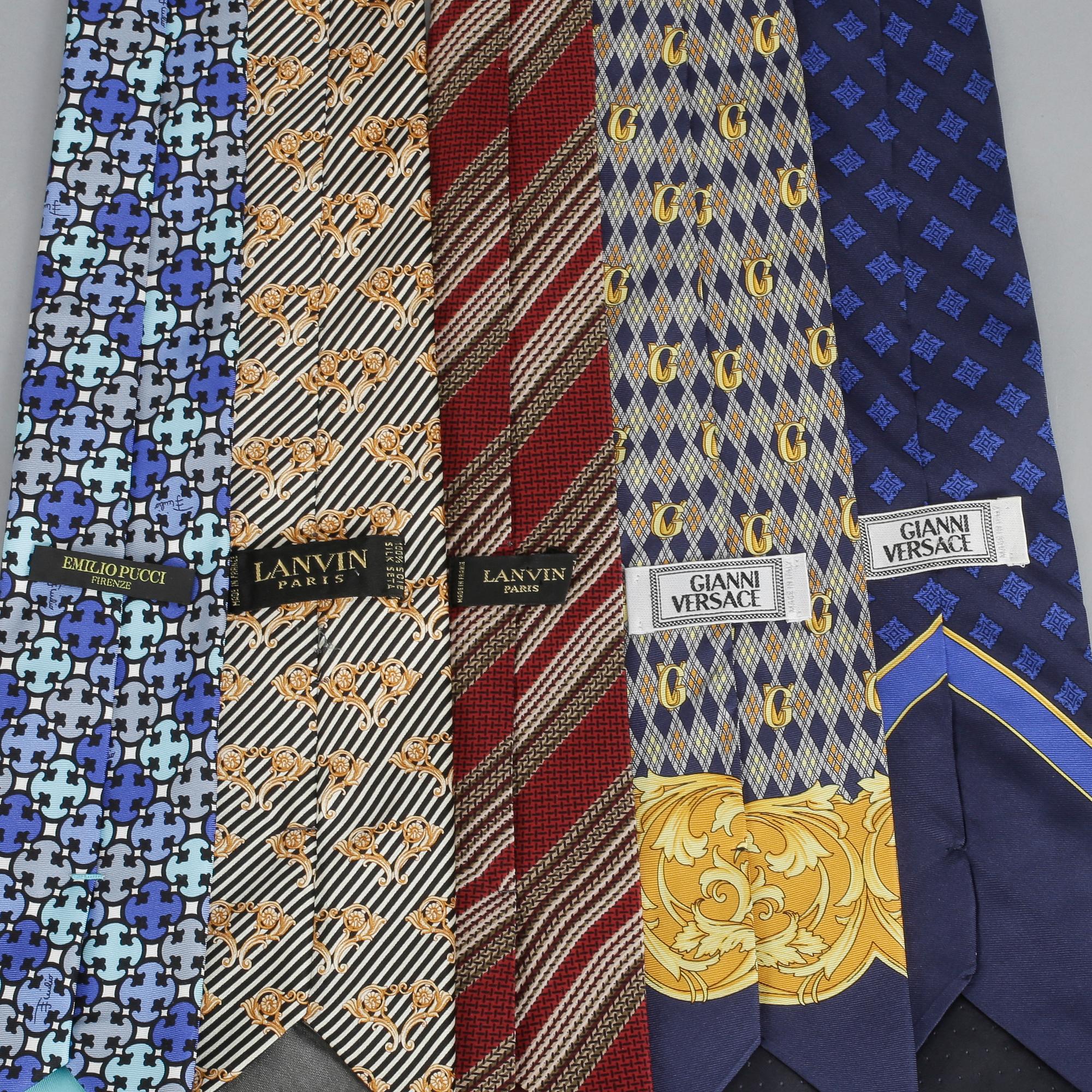 SLIPSAR, 5 st, Lanvin, Gianni Versace och Emilio Pucci.