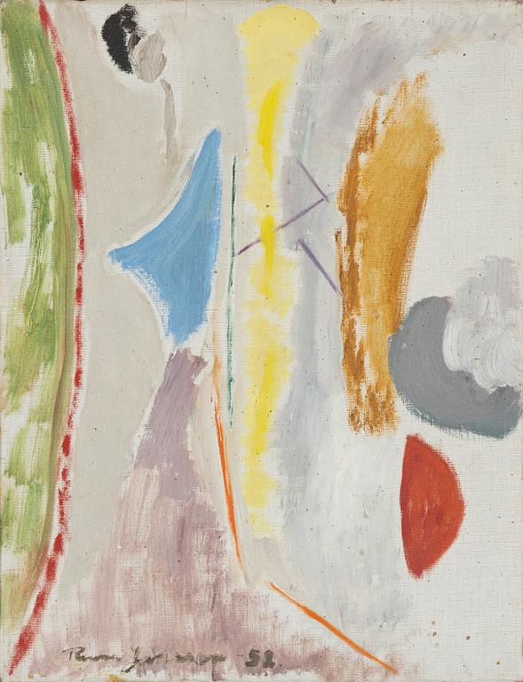 Rune Jansson, oil on canvas, signed and dated -52.