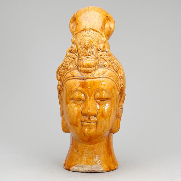 SKULPTUR, lergods, orientalisk, samtida tillverkning.