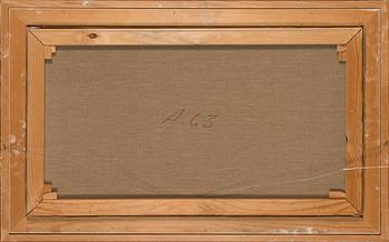 Eero Nelimarkka, oil on canvas, signed and dated 1973.