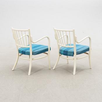 Armchairs, a pair, Thonet, 20th century.