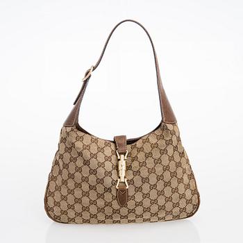 Gucci, A  monogram 'Jackie' Bag.