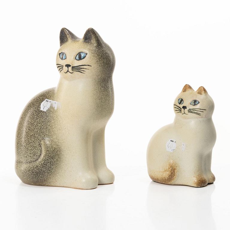 Lisa Larson, six figurines, Gustavsberg.