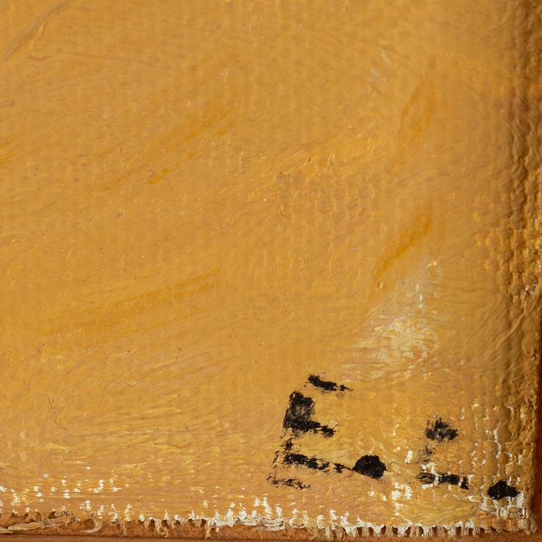 EVERT LUNDQUIST, oil on canvas mounted on panel, signed with initials. Also signed verso.