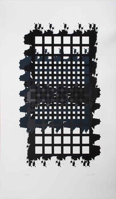RAUL MEEL, färgserigrafi, signerad, numrerad 5/50 och daterad- 89.