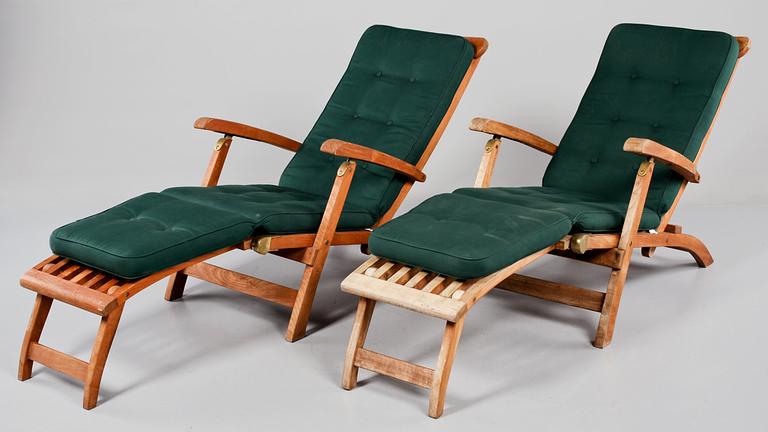 DÄCKSTOLAR, ett par, Brafab, 2000-tal.