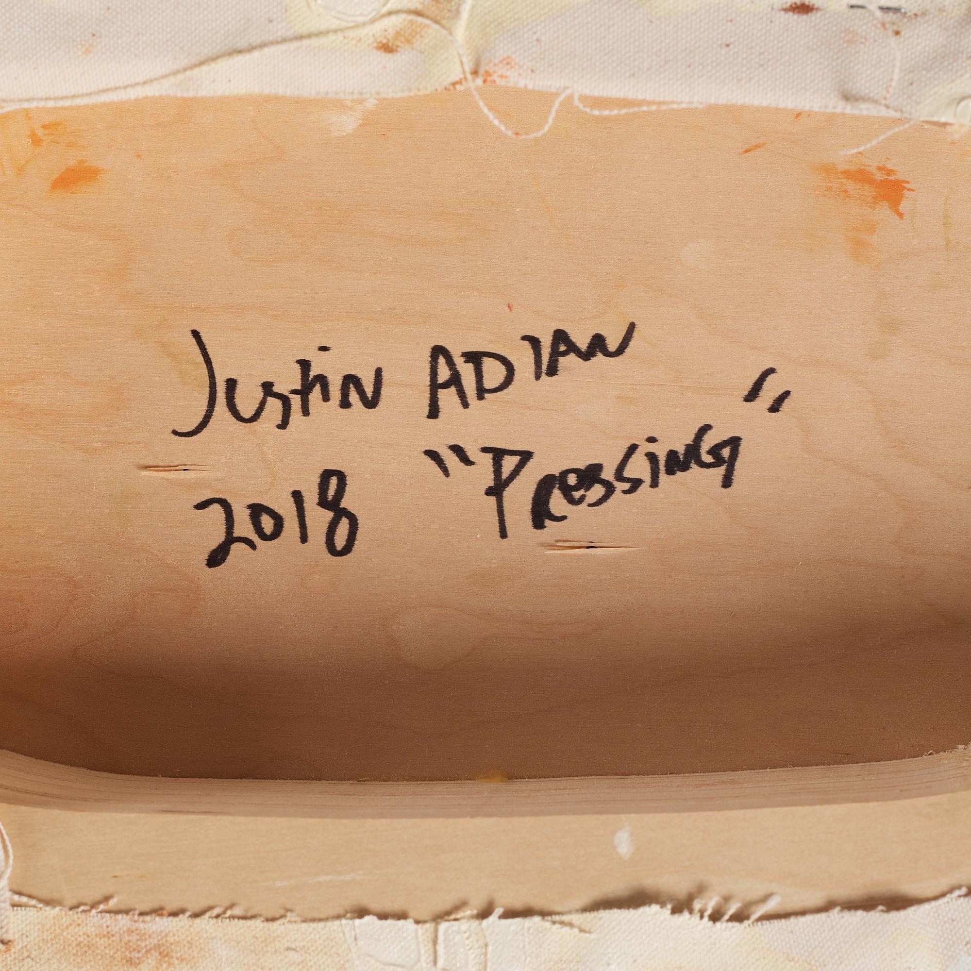 Justin Adian, 'Pressing'.