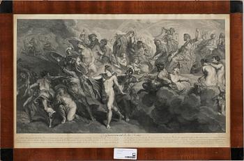 KOPPARSTICK, efter Rubens, 1700/1800-tal.