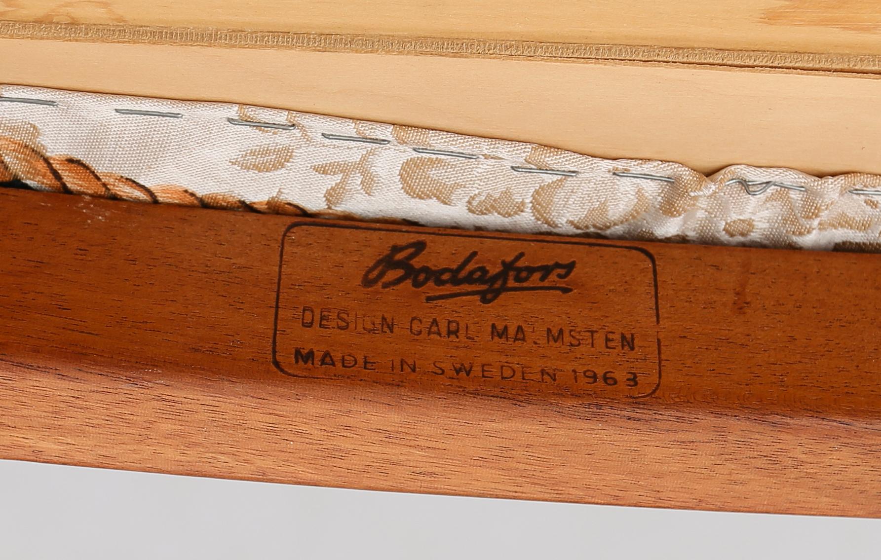 MATSALSMÖBEL, 5 delar, "Herrgården", Carl Malmsten, Bodafors, 1960-tal.