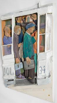 ANDERS ÅBERG, wall-sculpture/relief, signed Anders Åberg.