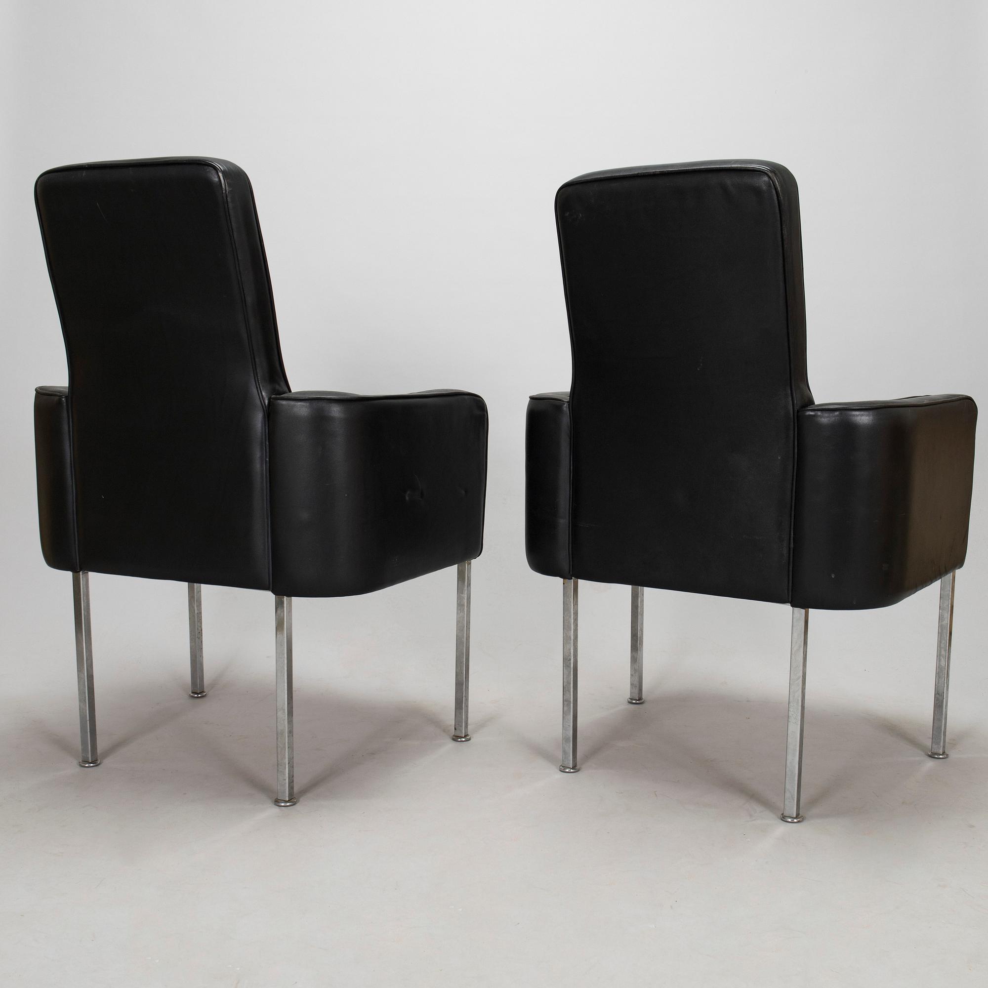 Pekka Perjo, fåtöljer, ett par, Haimi 1969.