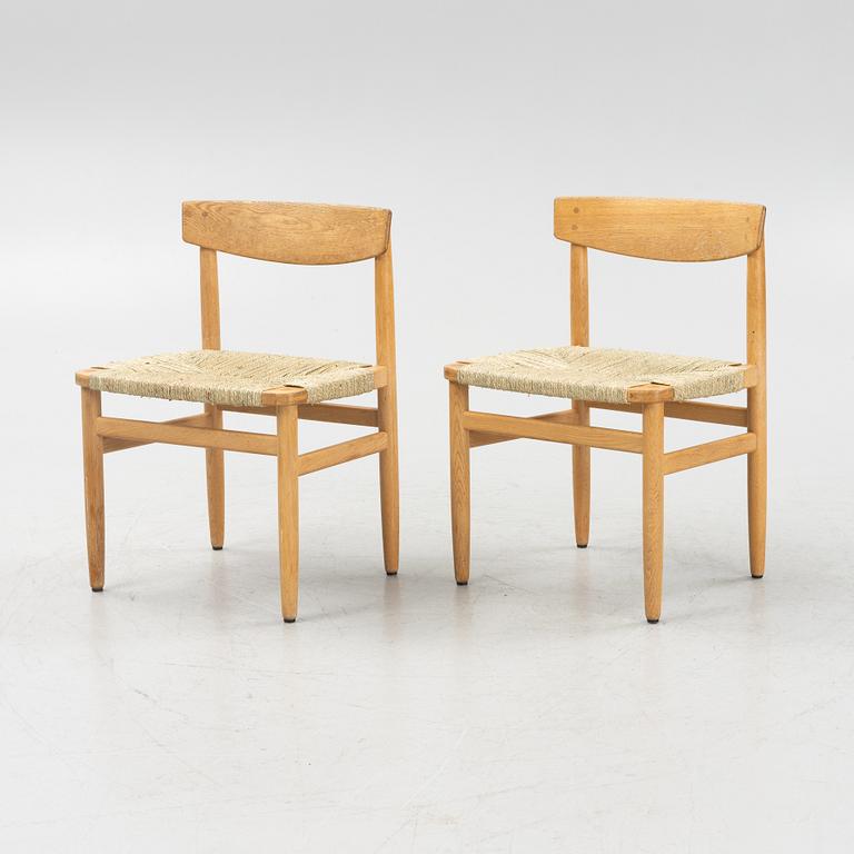 Børge Mogensen, six "Öresund" oak chairs, Karl Andersson & sons, 1970s.