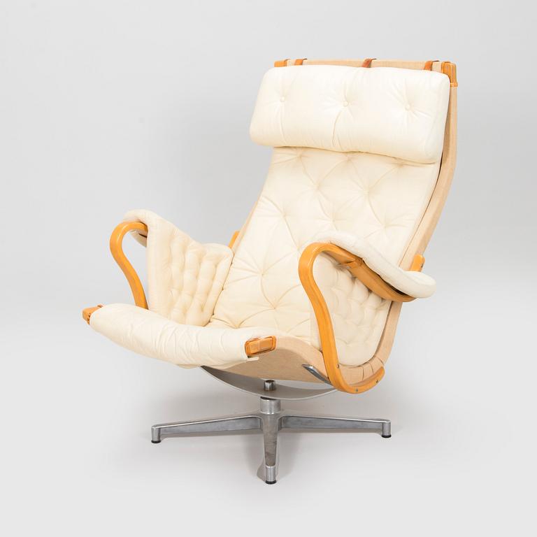 Bruno Mathsson, a 'Pernilla Roto' armchair, DUX, second half of the 20th century.