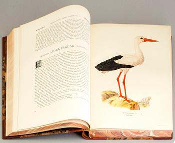 The von Wright Brothers, book work, 3 vols "Swedish Birds", A. Börtzells Printing Co. Ltd., Stockholm, 1924-1929.