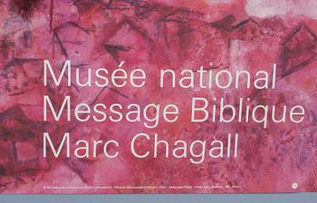 MARC CHAGALL, efter, affisch.