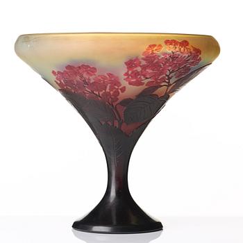 Emile Gallé, an Art Nouveau cameo glass vase, Nancy, France.
