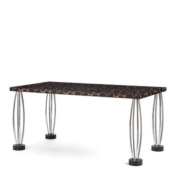 18. Ettore Sottsass, a "City" dining table, Memphis, Italy, post 1983.