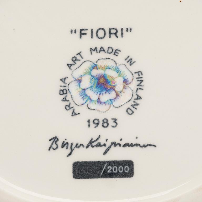 Birger Kaipiainen, a ceramic 'Fiori dish', marked Birger Kaipiainen, Arabia art made in Finland 1983, 1380/2000.