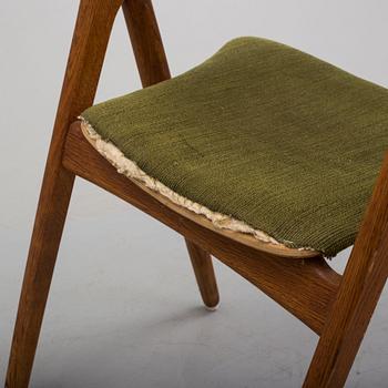 Five model CH-29 chairs by Hans J Wegner,Denmark, mid 20th century.