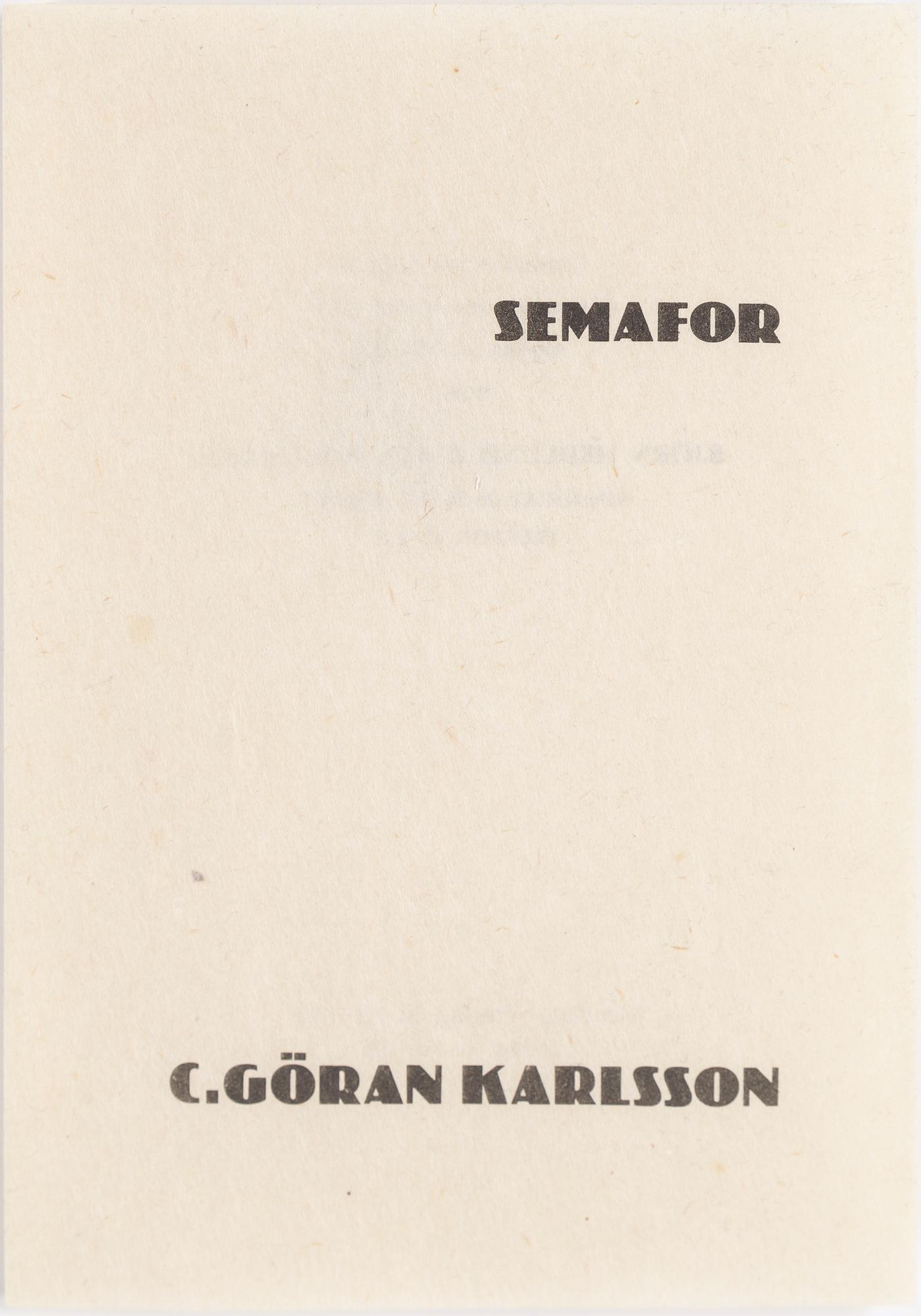 C GÖRAN KARLSSON, ink/gouche, signed and dated -77.