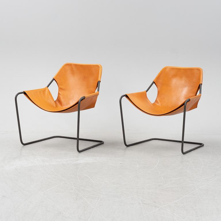 Paulo Mendes de Rocha, a pair of 'Palistano' easy chairs, Objekto, France.