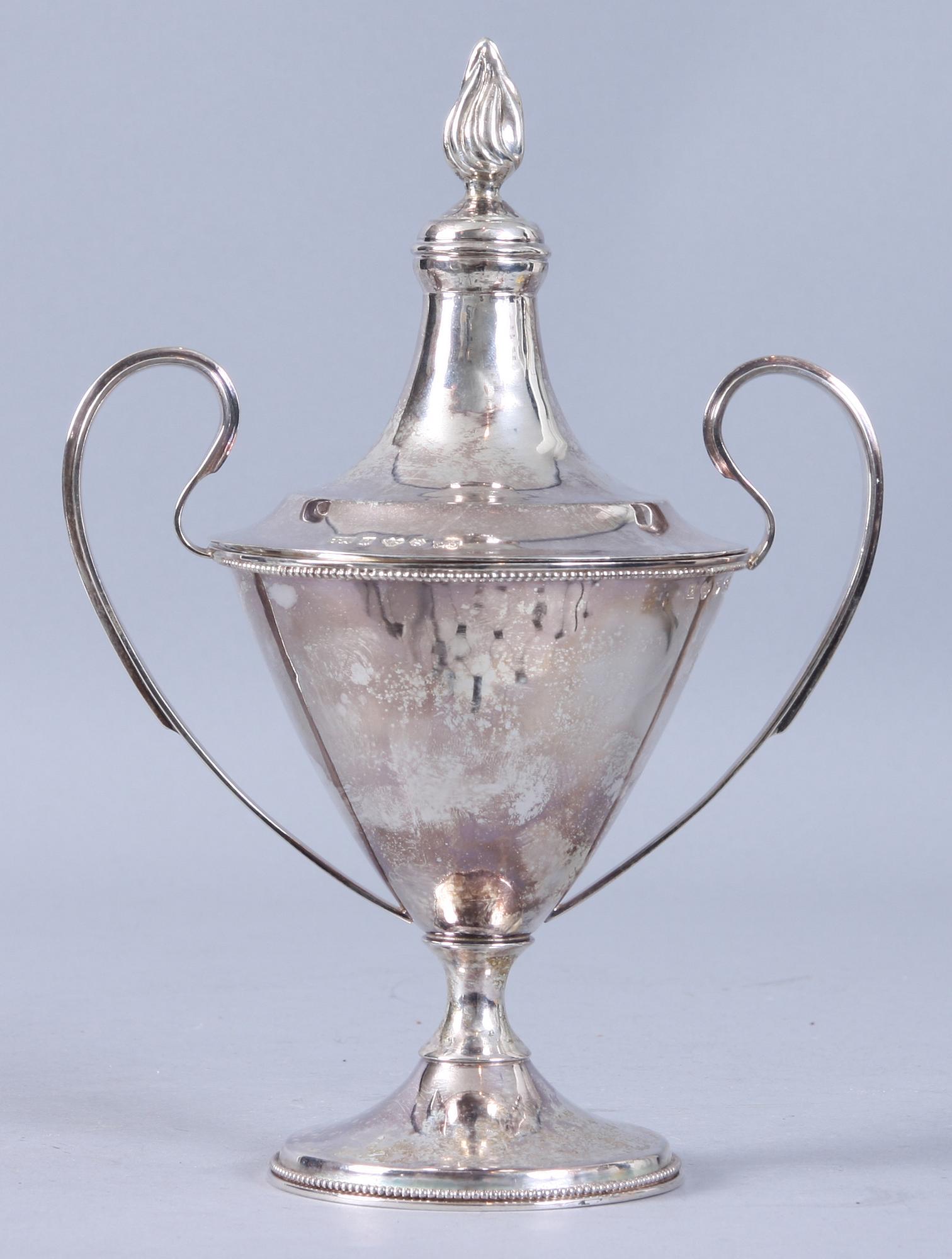 LOCKPOKAL, silver, empirestil, 1966, v ca 440g.