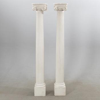 Columns a pair 20th century.