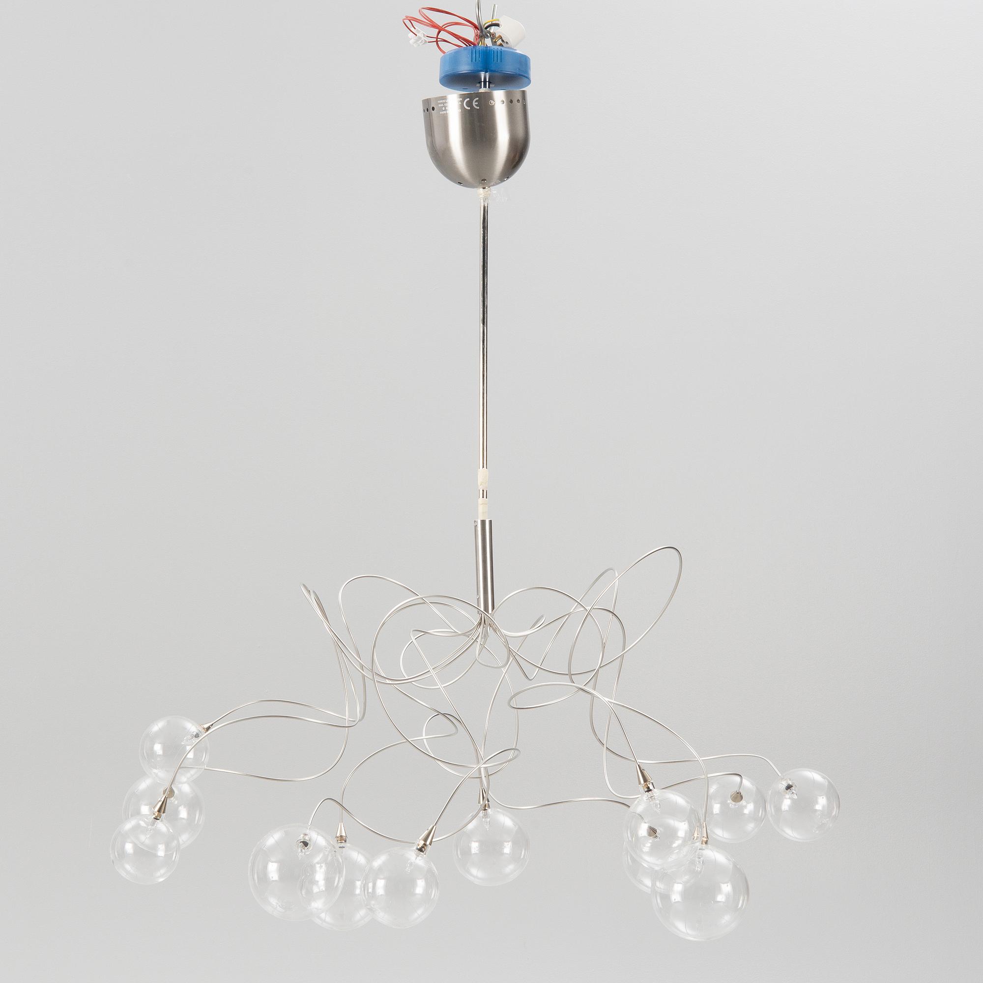 Harco Loor, a 'Bubbles' ceiling lamp, Harco Loor, Holland.
