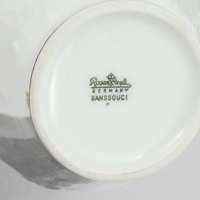 KAFFESERVIS, 25 delar, porslin, Rosenthal, 1900-talets andra hälft.