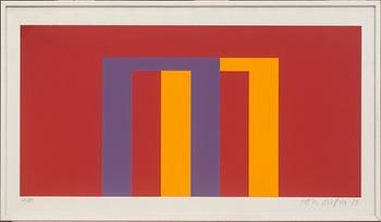 PAUL OSIPOW, serigrafi, signerad, daterad -79 och numrerad 60/80.