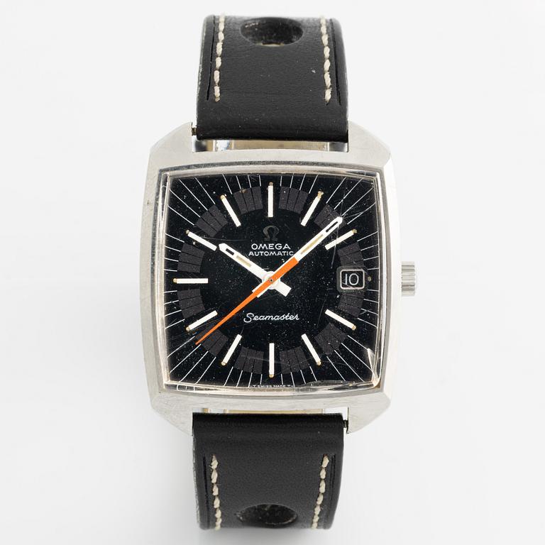 Omega, Seamaster "Compressor", wristwatch, 33.5 x 33.5 mm.