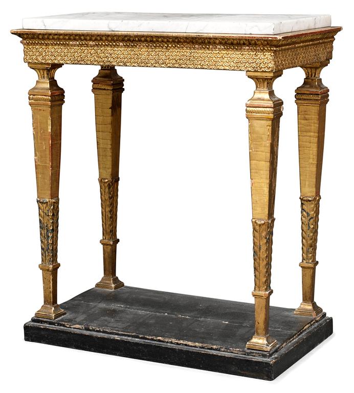 A late Gustavian console table.