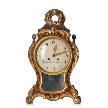 166. A Swedish rococo striking bracket clock by J. Bergström (f.l. in Stockholm ca 1775).