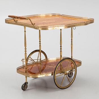 A serving trolley, second half of the 20th Century.