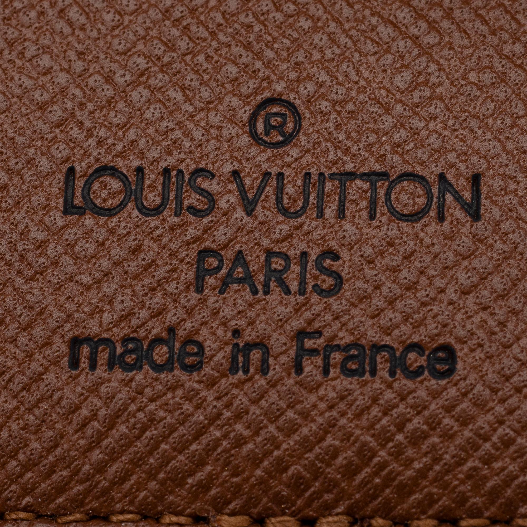 Mini agenda -cover with address book and notepad, for the 150 years of Louis Vuitton in 2004.