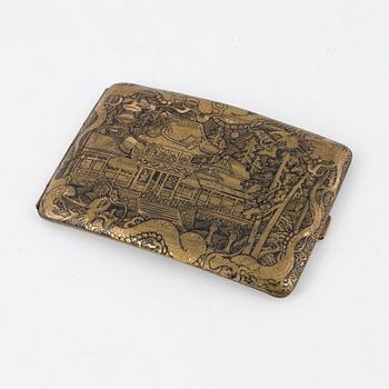 Cigarette case/visiting card holder, Japan, early 20th Century.