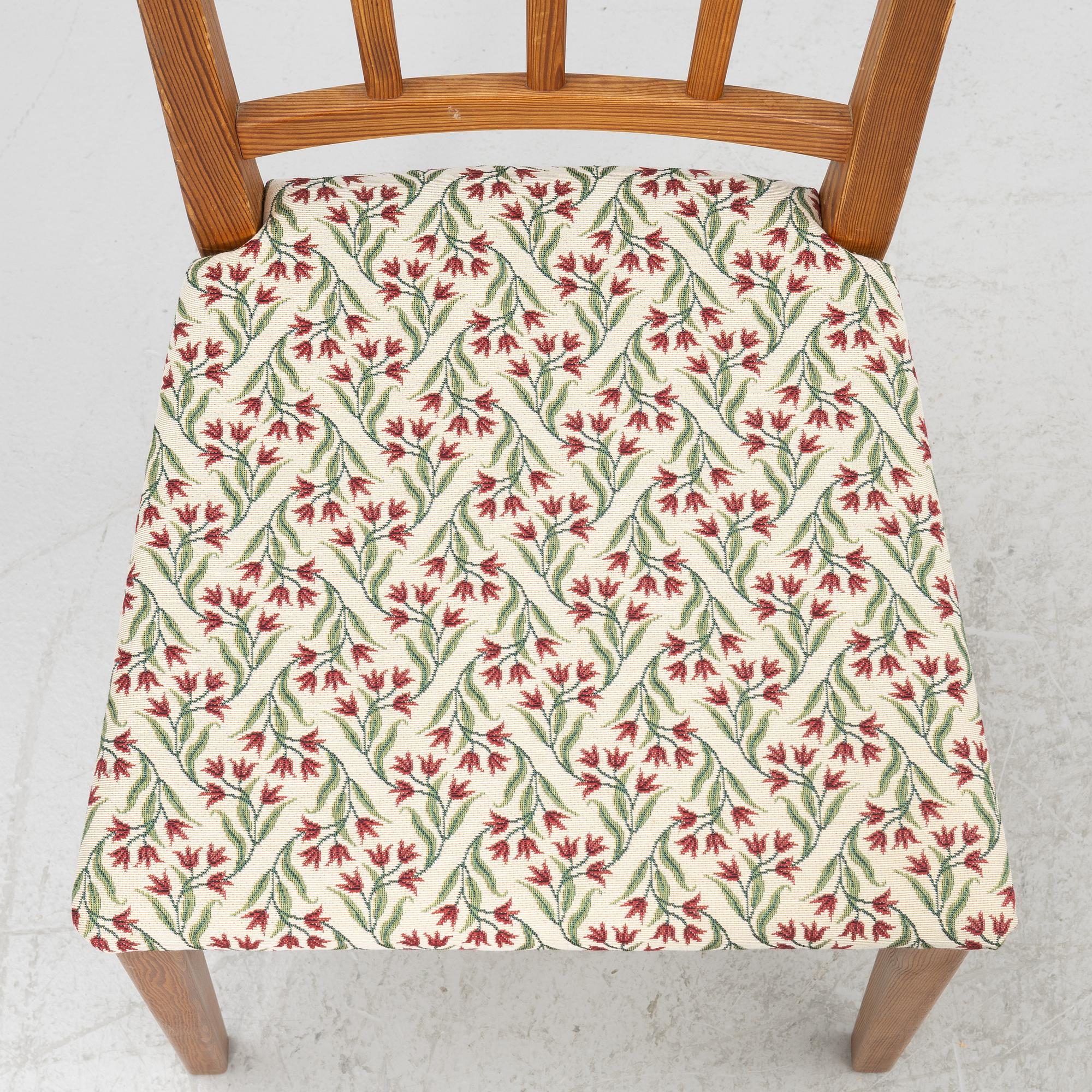 Carl Malmsten, four 'Visingsö' chairs, Karl Andersson & sons.