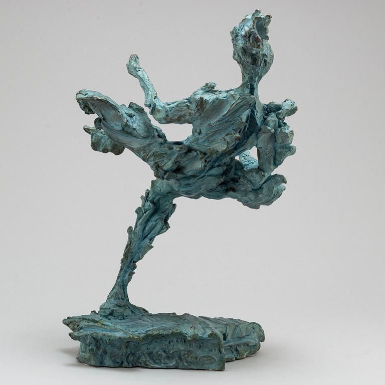 RICHARD BRIXEL, skulptur, patinerad brons. Signerad, daterad samt numrerad I/VIII.