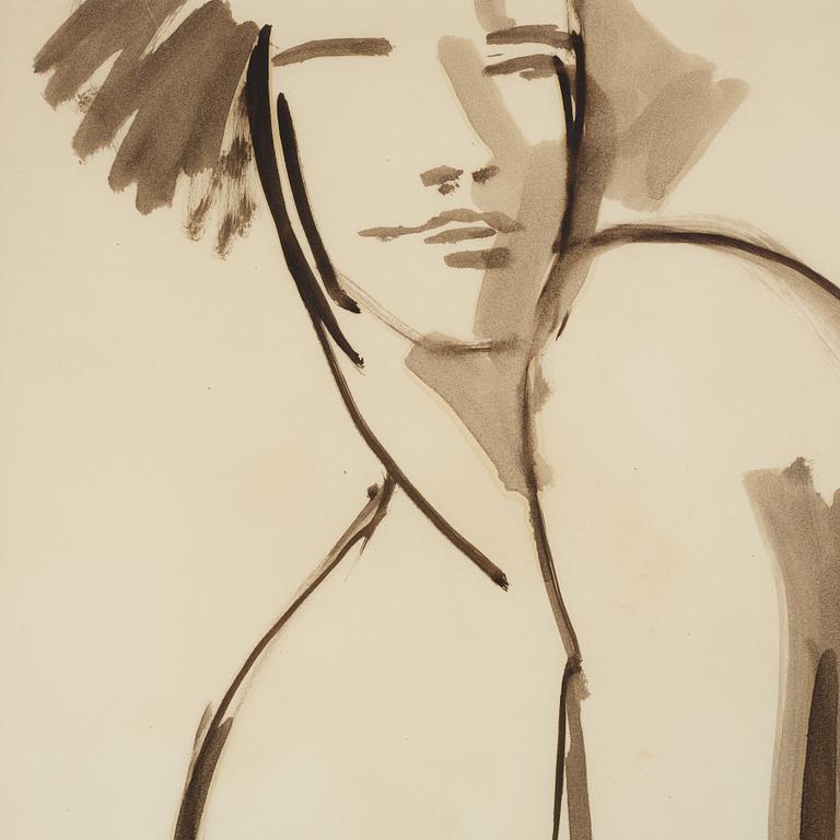 John Jon-And, watercolour, stamped signature.