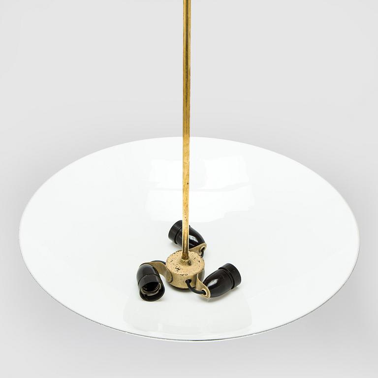 Paavo Tynell, a mid-20th century ceiling light for Taito, Finland.