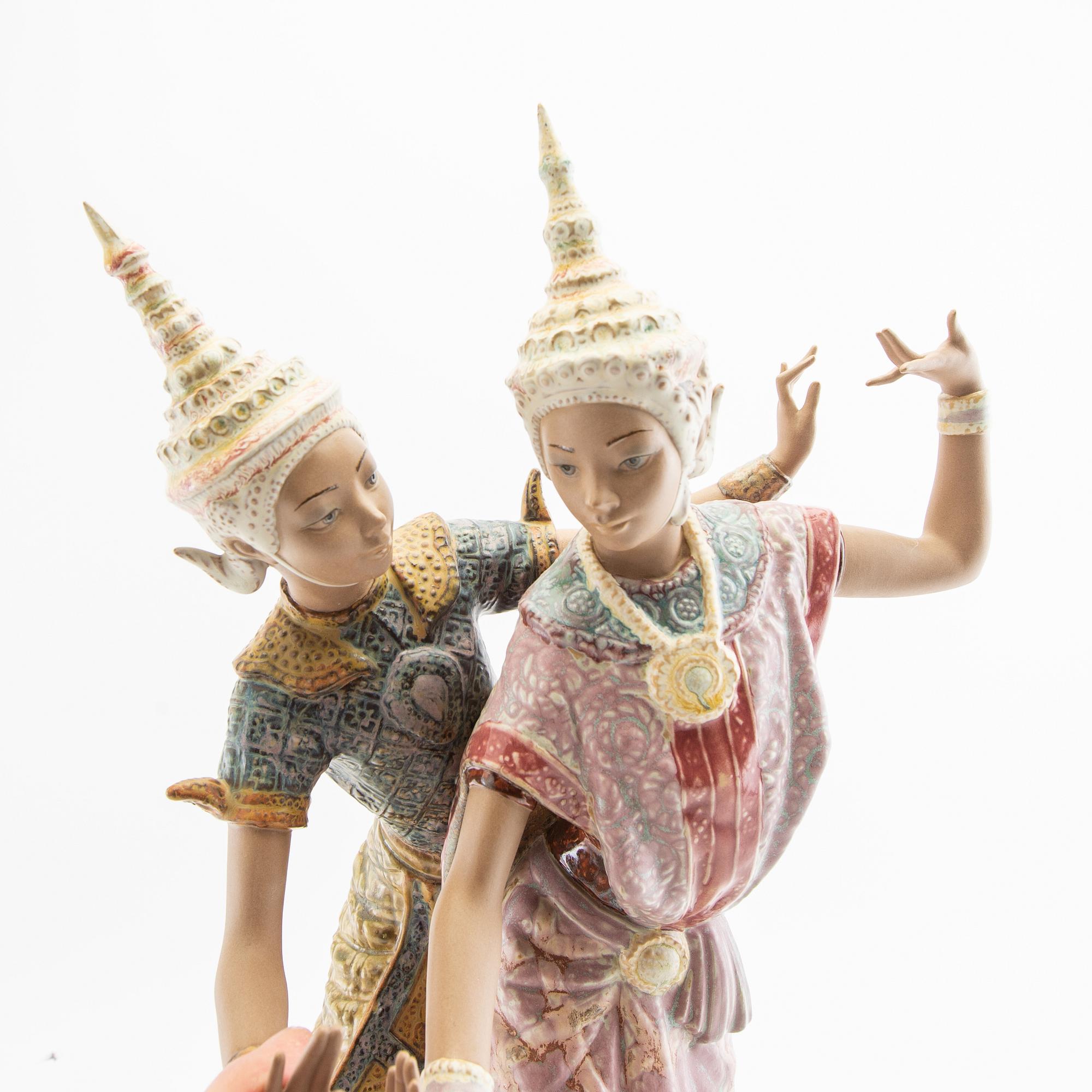 Sculpture, "Thailandia", Lladró, Spain, 1981.