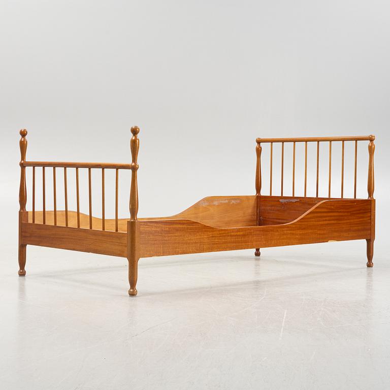 Josef Frank, a model B 860 bedframe, Firma Svenskt Tenn, mid 20th century.