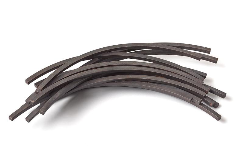 Bernar Venet, "Arcs in Disorder: 83.5 Arc x 14".