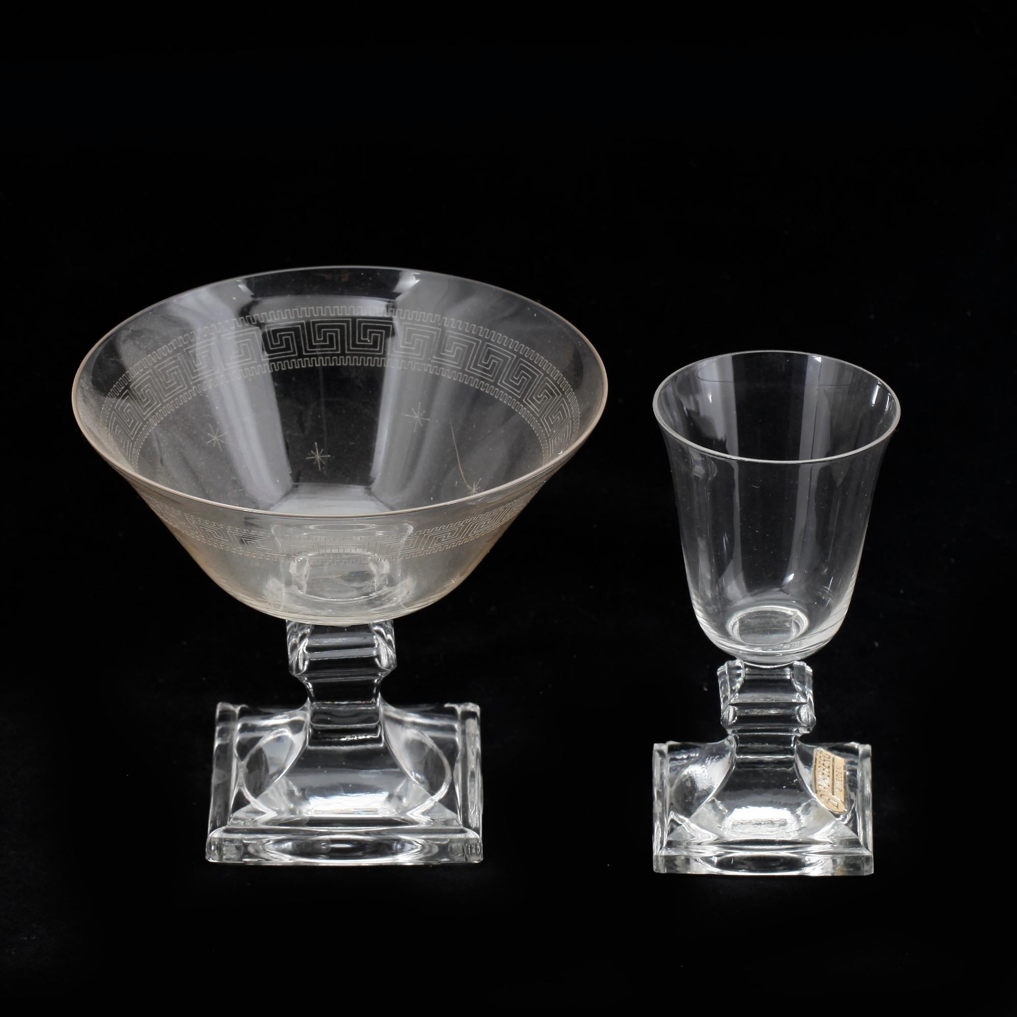 GLASSERVIS, 17 st, Pukeberg, 1920-tal.