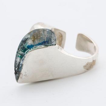 LAPPONIA, ring, sterlingsilver med akryl, 1976.