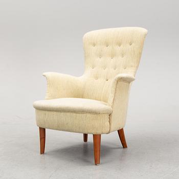 Carl Malmsten, soffa "Konsert", fåtölj "Cirkus" och fåtölj "Gamla Stan".